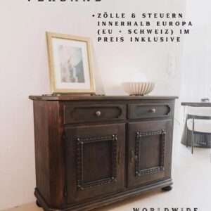 Kommode Vintage Echtholz 2