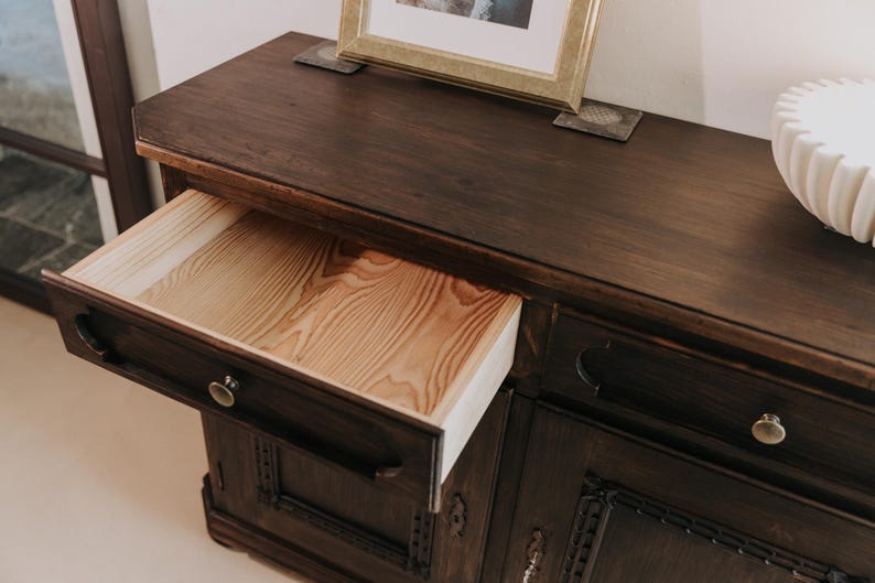 Kommode Vintage Echtholz massiv