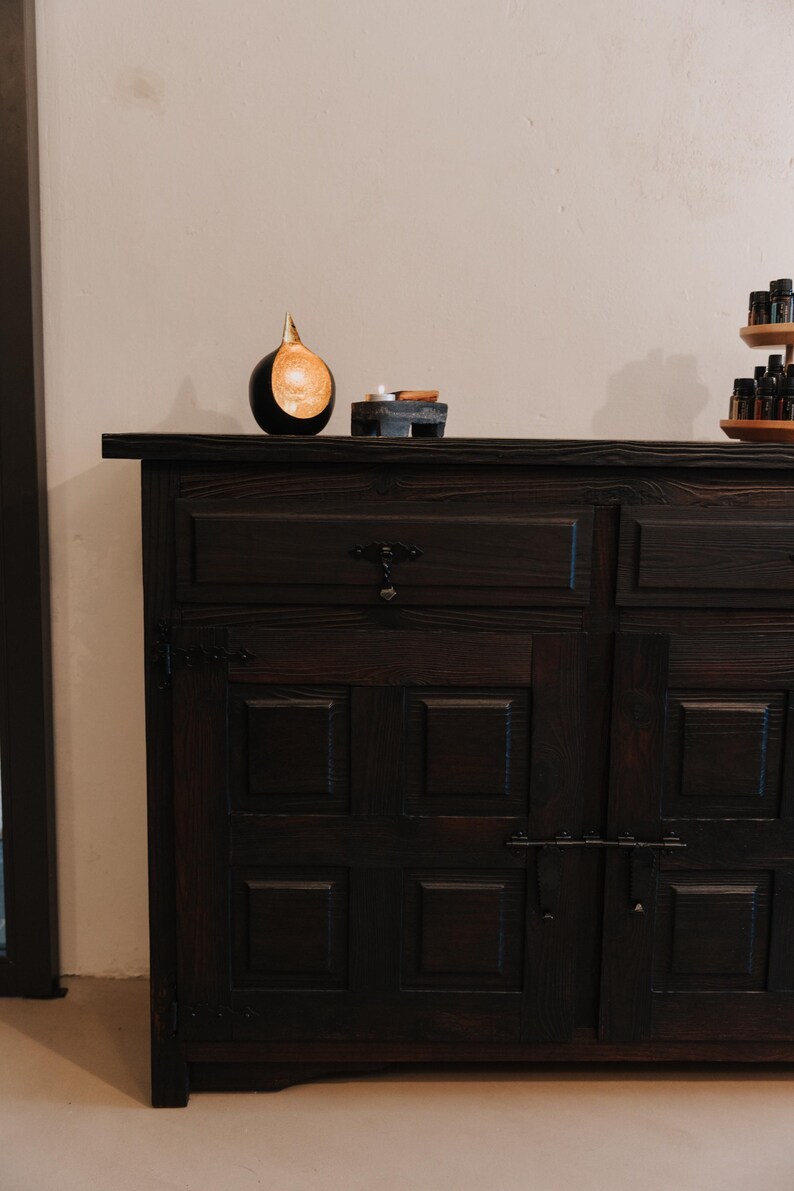 Vintage Sideboard Vollholz antik