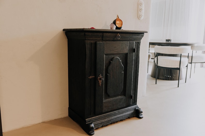 vollholz vintage kommode