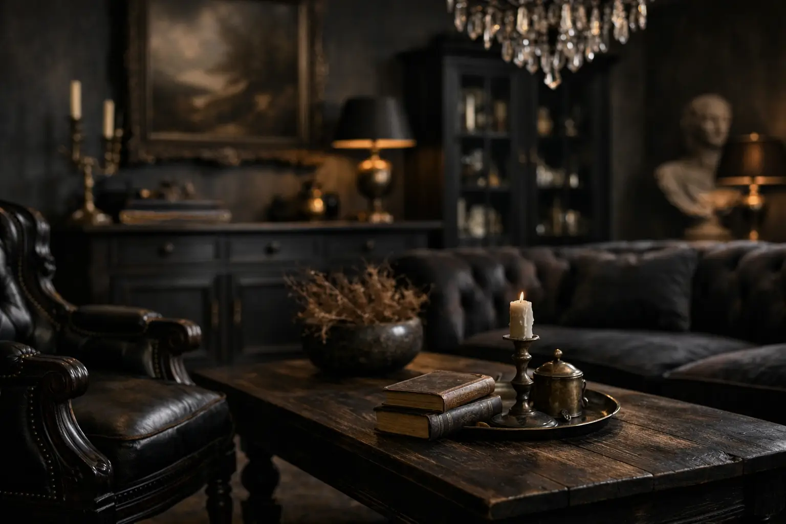 Dark Vintage Einrichtungsstil mit echter Tiefe