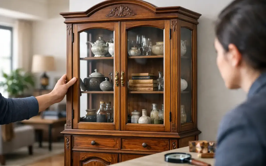 Restaurierte Vitrine aus Holz kaufen – worauf achten
