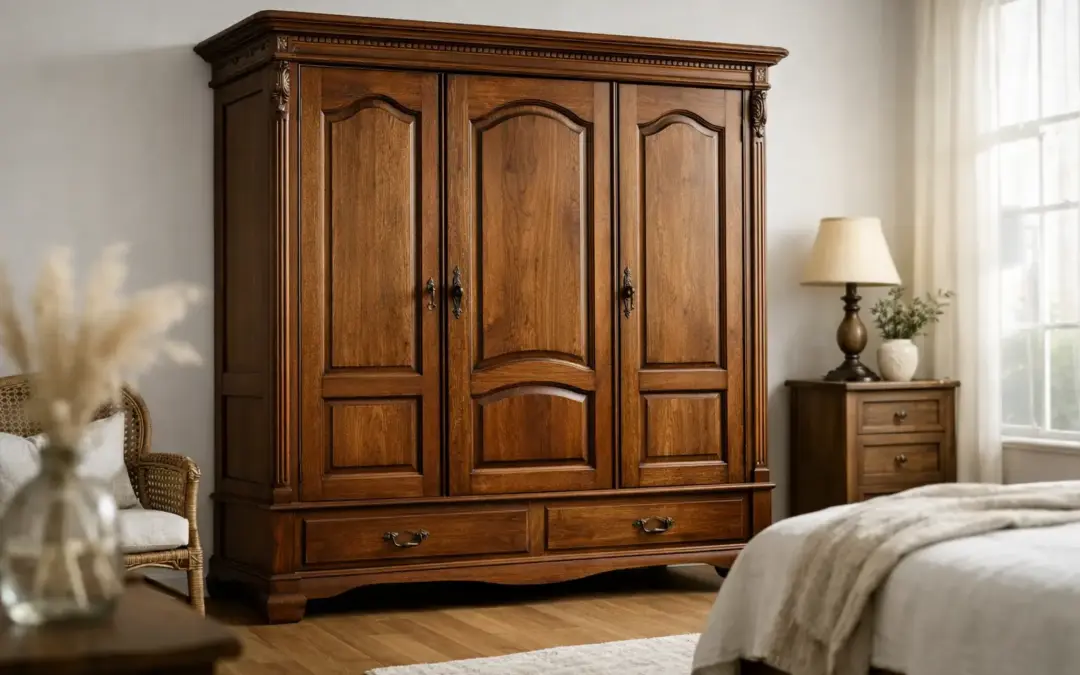 Vintage-Kleiderschrank aus Vollholz wählen