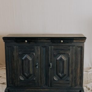 Kommode antik schwarz - Vintage Kommode - Kommode Holz - Kommode antik - Kommode Eiche massiv oder Buche - Kommode alt - Kommode design holz