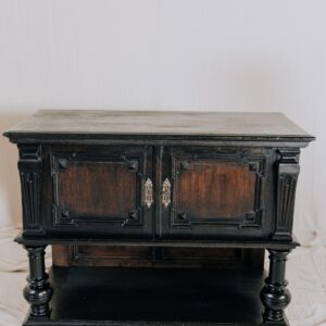 Vintage Beistelltisch Holz Wohnzimmer oder Schlafzimmer - TV Beistelltisch Vintage - Beistelltisch Altholz massiv Vollholz Ablagetisch Tisch