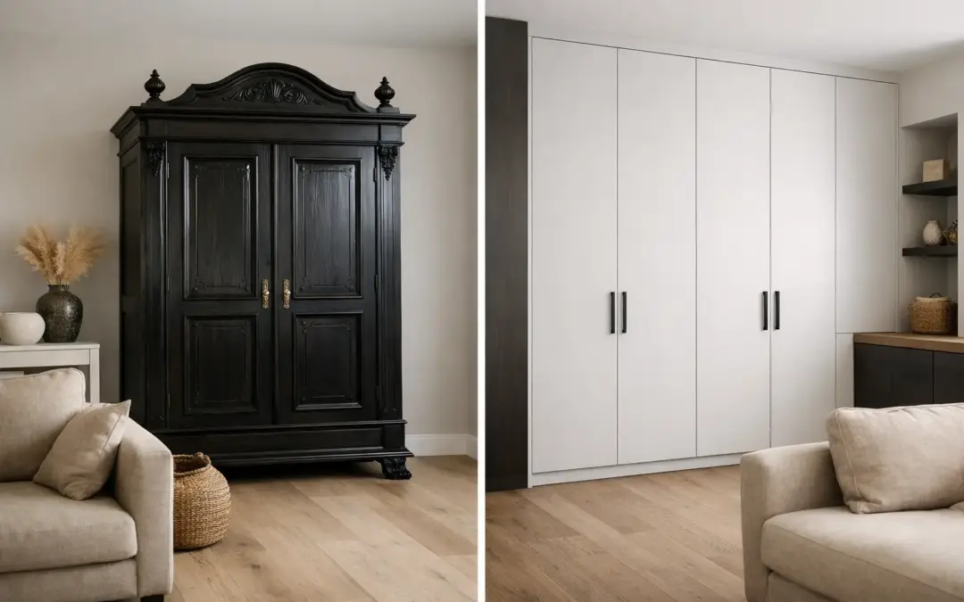 Antiker Schrank oder Einbauschrank: Was passt?