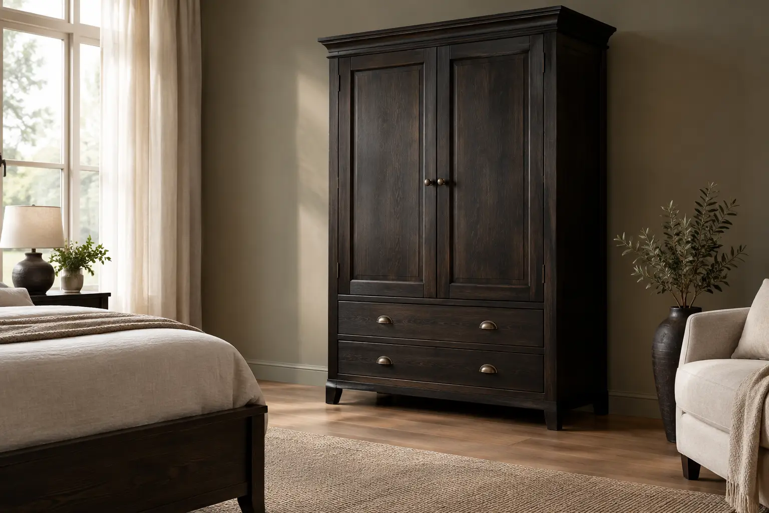 Vollholzschrank fürs Schlafzimmer wählen